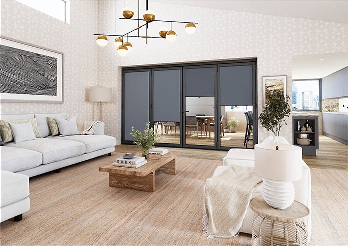 Halo, Slate Grey - Stick Fit Slim Honeycomb Blind - Image 6
